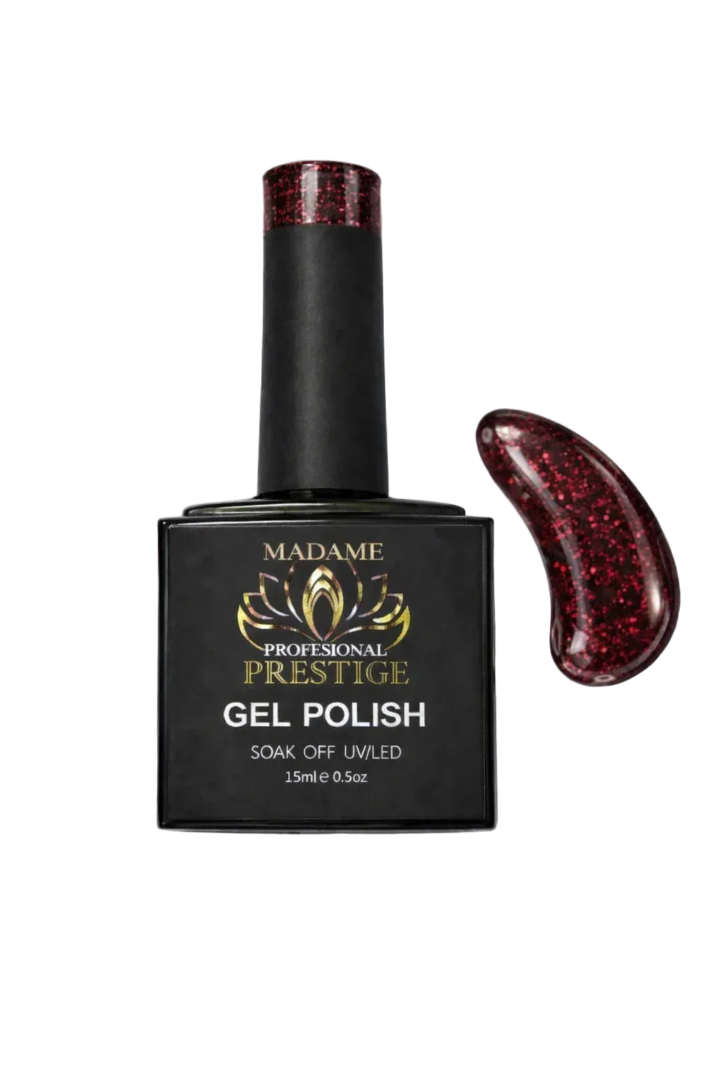 RS01 Rojo rubí brillo intenso - Gel Color Semipermanente 15ml
